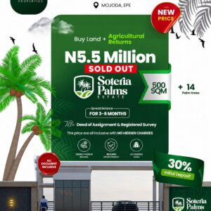 Soteria Palms Estate - SOLD OUT