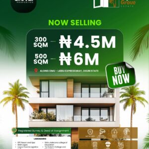 Agallio Grove Estate - Omu Ijebu Expressway - NOW SELLING